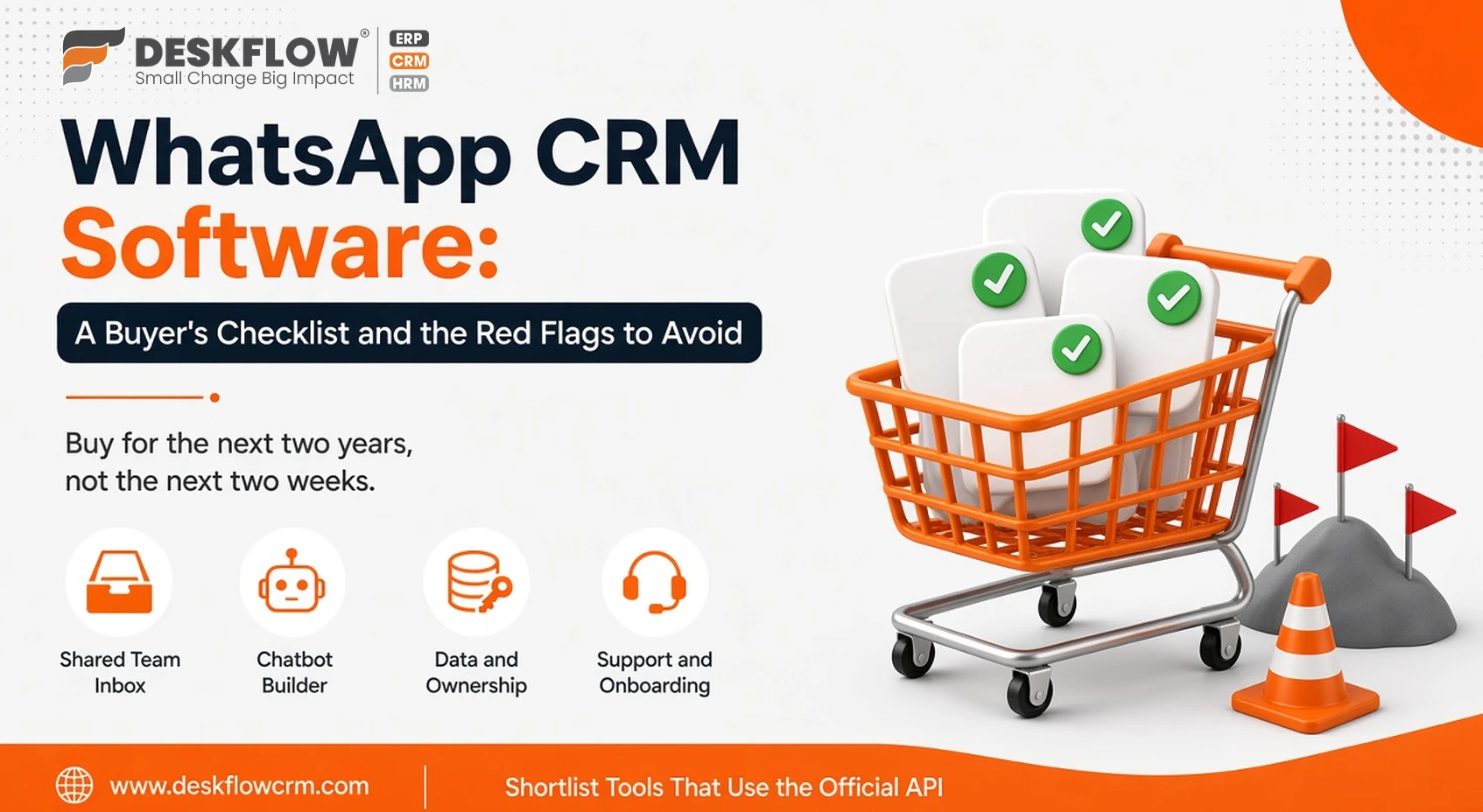 whatsapp crm software - a buyer's checklist and the red flags to avoid - deskflow crm